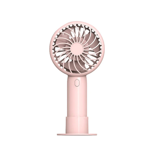 Vertical Handheld Small Fan Summer Color Matching Mini Small Fan USB Portable Students Rechargeable Large Wind Force Outdoor