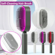 Women's Self-Cleaning Hairbrush - Hair Loss Prevention